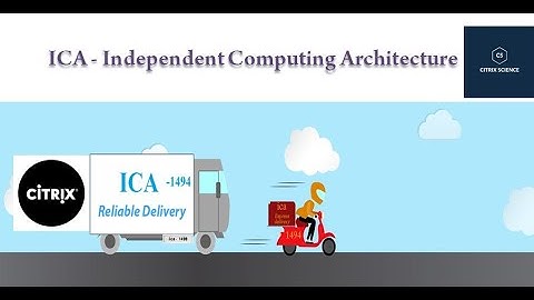 Citrix Virtual Apps and Desktops 7 2106 On Premises Training - ICA