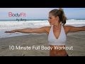 10 Minute Full Body Dumbbell Workout For Fat Burning and Toning