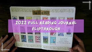 2022 Full Reading Journal Flipthrough