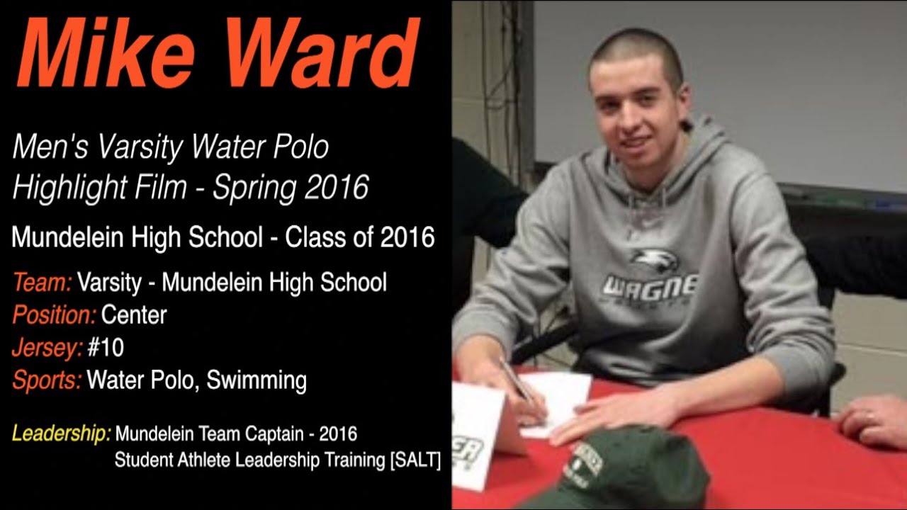 Mike Ward Men's Varsity Water Polo Highlight Film 2016 YouTube