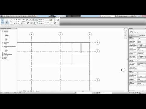 Revit architecture 2014   1 5 Interior Walls    Trim Extend Elements    Doors   YouTube