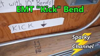 EMT Bending "Kick": By Eye and Measured