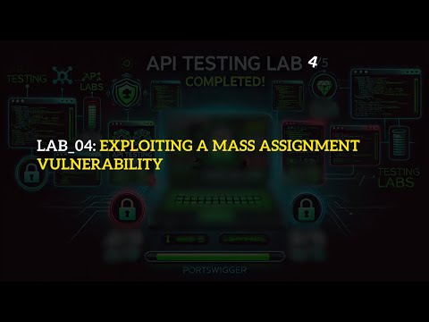 LAB_04: Exploiting a mass assignment vulnerability || API Testing
