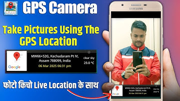 How to shoot photo with GPS location | gps live location camera | gps location camera |