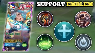 CICI WITH SUPPORT EMBLEM! (no cooldown!💀) CICI BEST BUILD AND EMBLEM 2026 -MLBB