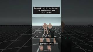 Fully procedural hit reactions #procedural #ragdoll #activeragdoll #voxel