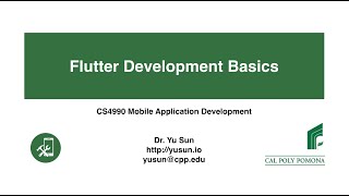 Mobile Development with Flutter 01