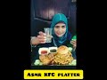 Asmr eating kfc mukbng 🍔 zingar burgar,fried chcickan,french fries,dips ||eating voice