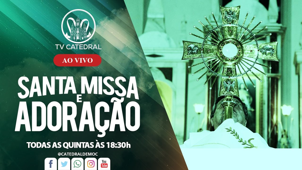 Celebração da Santa Missa ao vivo diretamente da Catedral Metropolitana ...