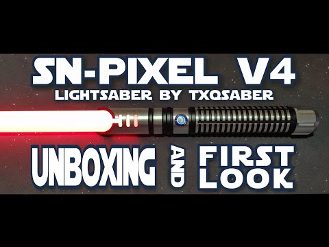 Sabre de luz SN-PIXEL V4 da TXQ SABER - AliExpress - Unboxing, avaliação e primeira olhada