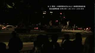 20120803　8･3 緊急！大飯原発を停止せよ！首相官邸前抗議 5/6