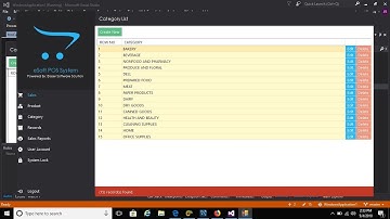 Part 2: POS And Inventory System For Pharmacy: Working With Category