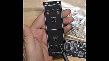 C.K. builds a EDU VCA from Erica Synths kit eurorack