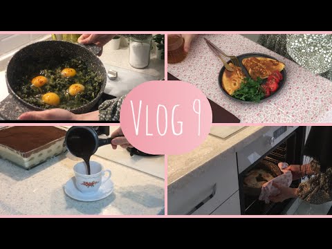 Sessiz vlog | Kore omleti | tiramisu | kahve | fırında ıspanak |mutfak vlog| mutluluk üzerine sohbet