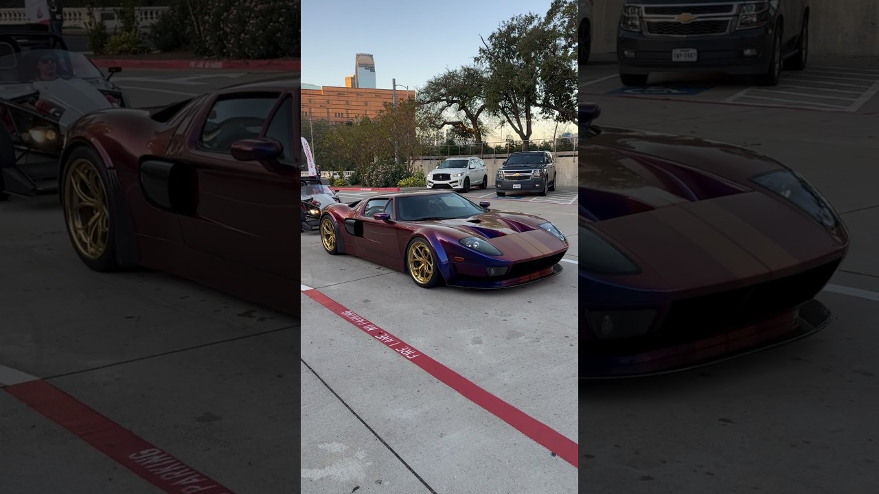 Crazy Color Shift Paint on Ford GT