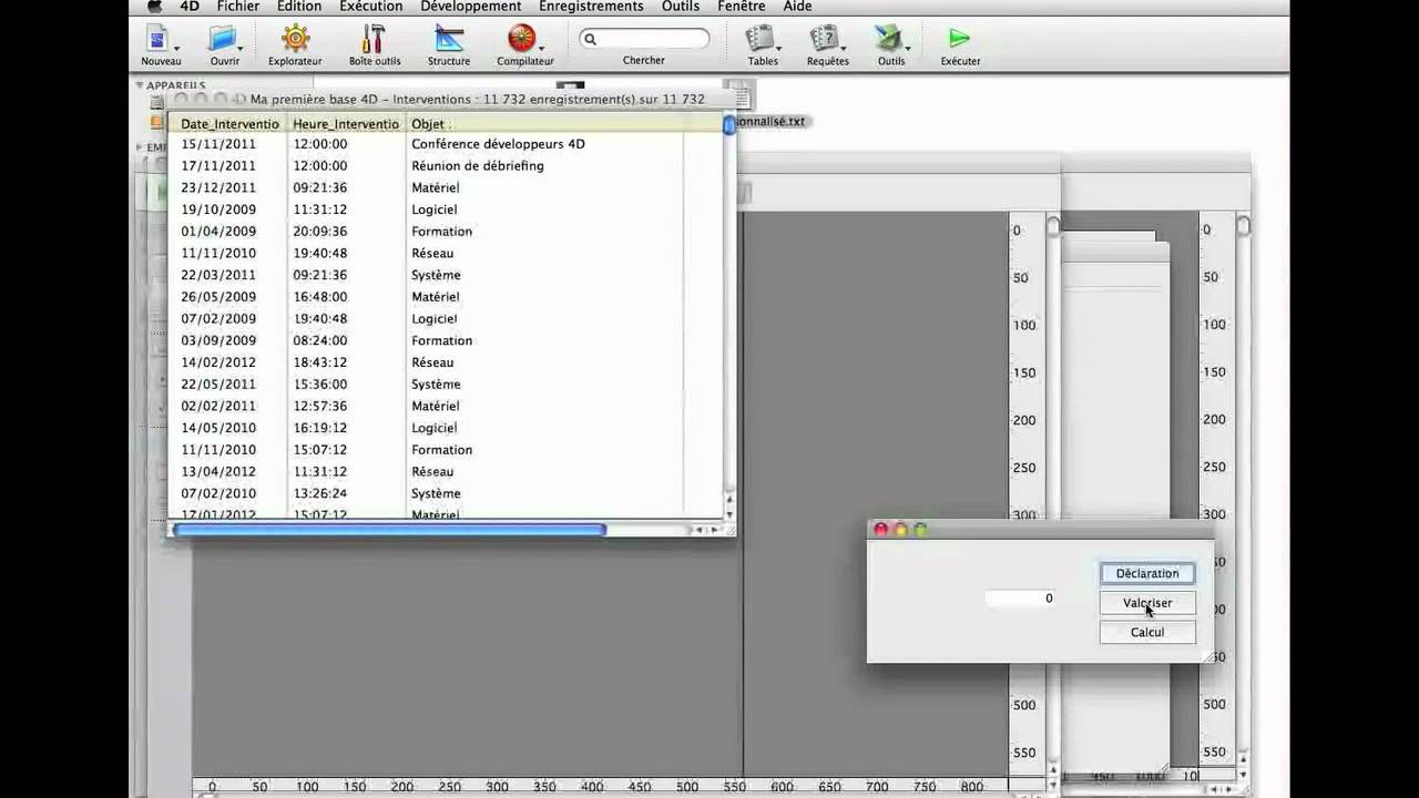 Autoformation 4D v13 : Présentation de variables - YouTube