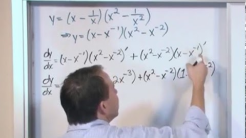 Lesson 4 - Product Rule Of Differentiation, Part 2 (Calculus 1)