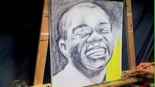 Louis Armstrong : Time-lapse Painting by ehullquist 991 views 10 years ago 2 minutes, 14 seconds