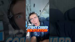 I flew at a Coast Guard Air Station! #coastguard #uscg #militarylife #military #vlog #airplane