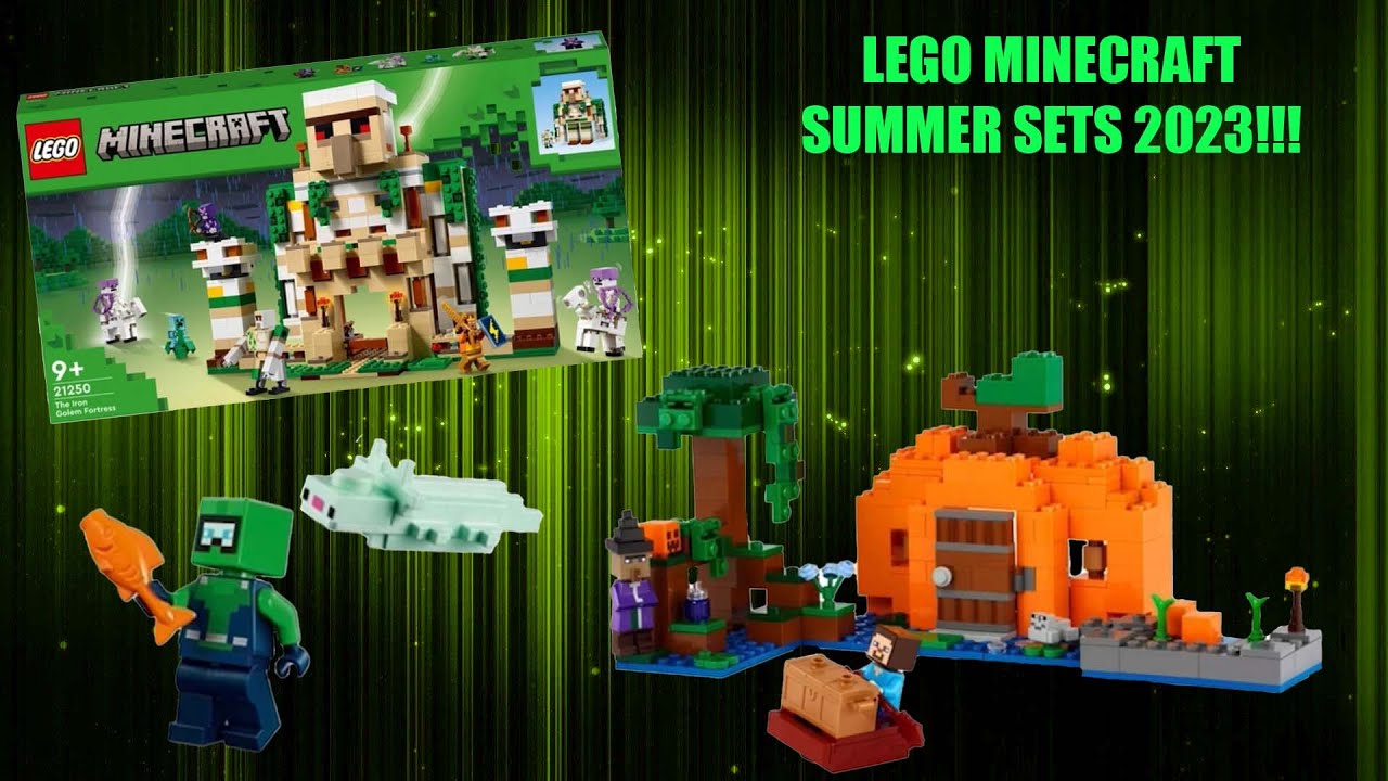 LEGO Minecraft Summer sets 2023, Новая рубрика, 1 Кастом!!! YouTube