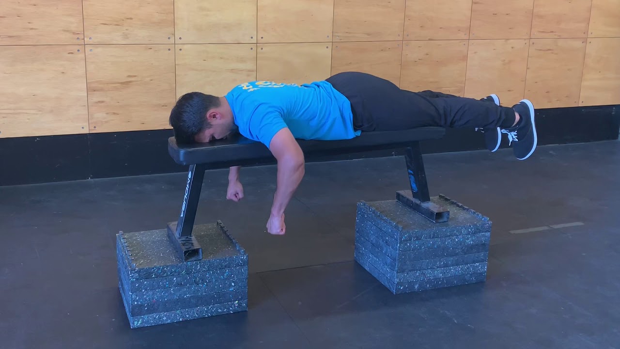 Prone Row + External Rotation - YouTube