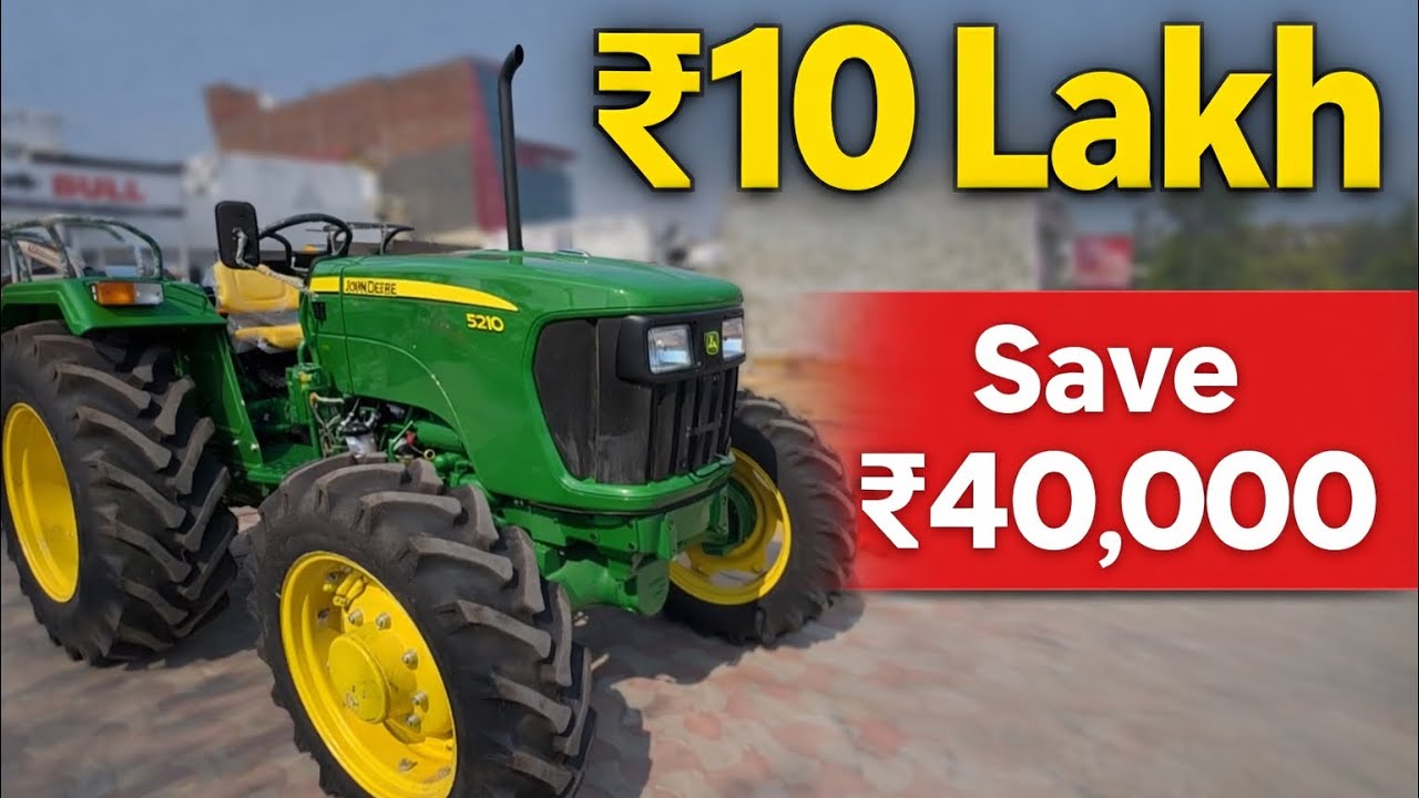 2026 😍Johndeere 5210 4x4🔥 40,000 ka discount on road price and features 