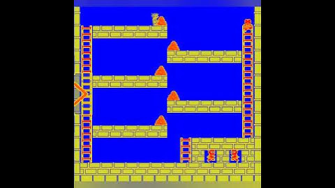 Lode Runner. Reverse 5. NES #shorts #loderunner #easybattlecity
