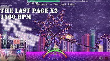 [lvl.13][ADOFAI Custom Clear][x2] ARforest - the last page (Map by Goyeetroll)