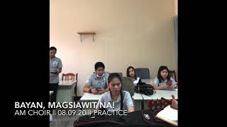 Video thumbnail of "Bayan, Magsiawit Na! ~ AM Choir (Entrance Song)"