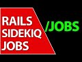 Sidekiq background jobs with admin dashboard  ruby on rails 7 tutorial