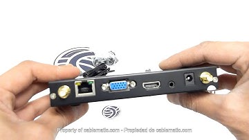 Transmisor de vídeo inalámbrico para presentaciones VGA HDMI WiFi distribuido por CABLEMATIC ®
