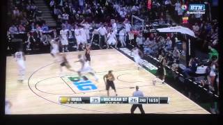 Keith Appling Dunk Over Melsahn Basabe
