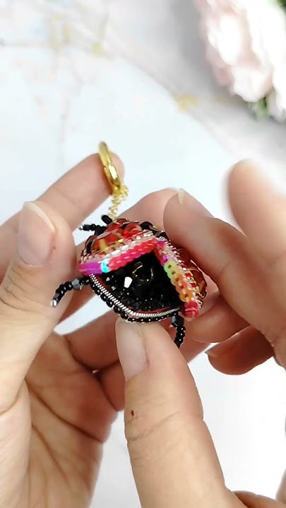Брелок "Божья коровка" #handmade - YouTube