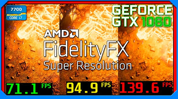 The Riftbreaker - FidelityFX Super Resolution Nvidia GTX 1060 GPU Benchmark Test Comparison AMD FSR