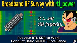 Broadband SIGINT Surveillance with RTL-SDR & rtl_power
