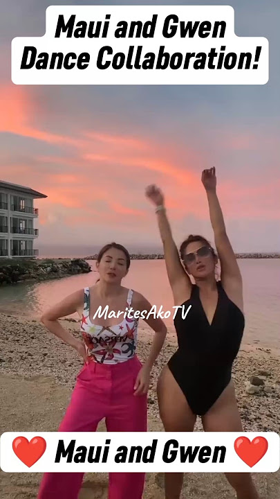 OMG! GWEN GARCI & MAUI TAYLOR DANCE COLLABORATION!❤️ #mauitaylor #gwengarci #shorts