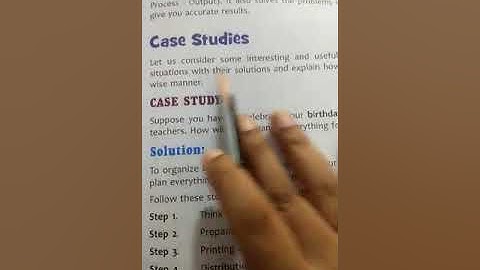 Class 4th Computer Ch. 4 step-wise thinking & reasoning