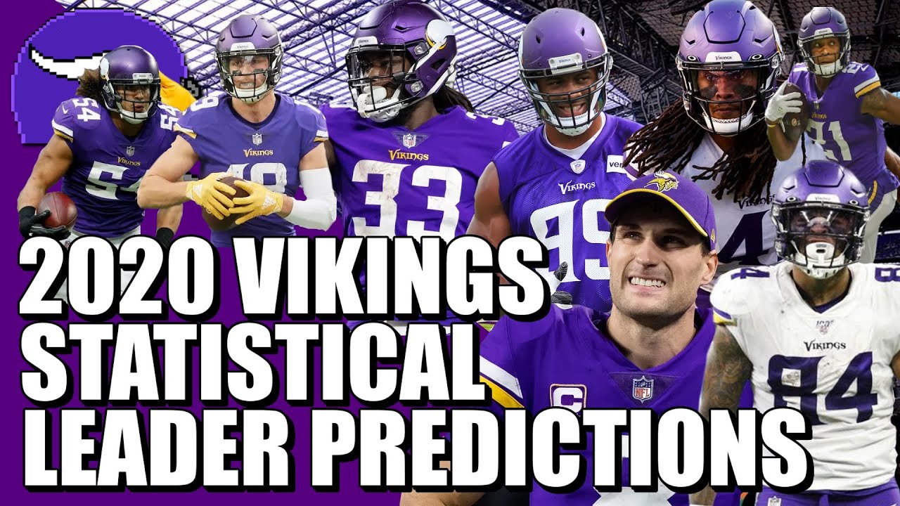Vikings Statistical Leader Predictions for 2020 YouTube