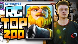 Push to Top 30 Ladder w/ Royal Giant Deck! - Clash Royale