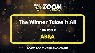 Abba - The Winner Takes It All - Karaoke Version From Zoom Karaoke