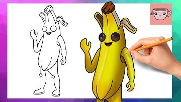 How To Draw Peely Skin from Fortnite | Drawing Tutorial