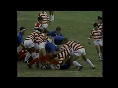 1984ラグビー 日本vsフランス第2戦（国立）