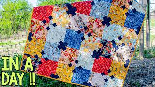 A Disappearing Quilt Pattern that's EASIER than it seams! Zero Waste Option Included | Cross Checked