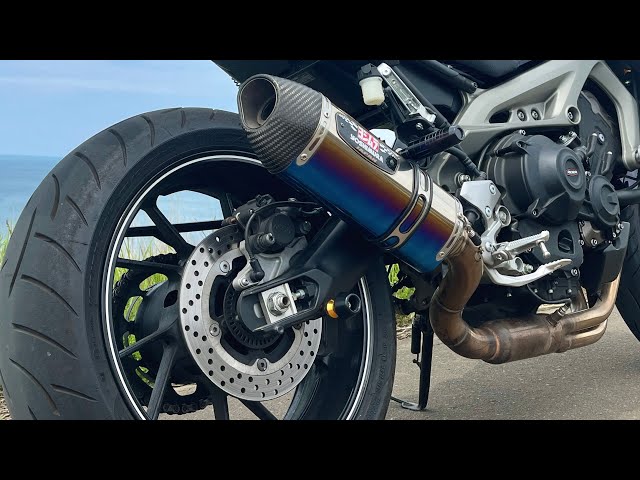 ヨシムラ フルエキゾーストマフラー　R-77S MT-09 RN34J YAMAHA MT-09】ヨシムラ【R-77S】マフラー exhaust sound #mt09