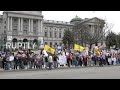 LIVE: Anti-shutdown protesters drive through the streets of Harrisburg, PA