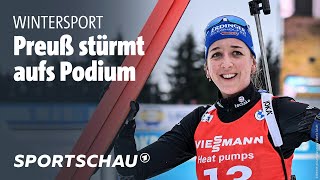 Biathlon: Preuß sprintet in Oberhof aufs Podest | Sportschau