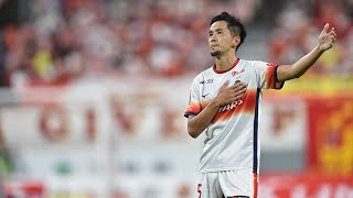 長澤からボールを受けた前田 直輝が迷わず左足を振り抜くと、強烈なシュートがゴール右へ突き刺さり、名古屋が均衡を破る先制点を獲得！【第27節のピックアップゴール】