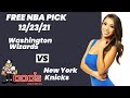NBA Pick - Wizards vs Knicks Prediction, 12/23/2021, Best Bet Today, Tips & Odds | Docs Sports