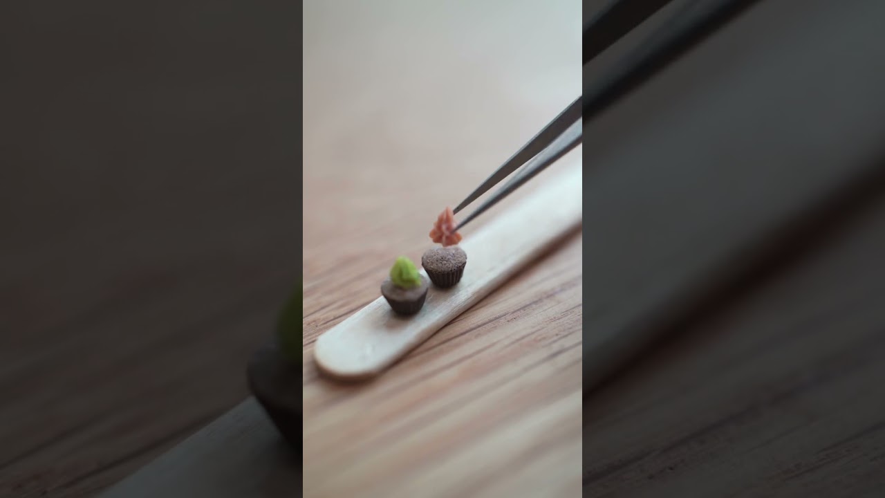 萬聖節杯子蛋糕上菜囉 #miniature #ミニチュア #袖珍 #halloween 縮圖