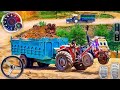 tractor game tractor death☠️☠️road game🎮🎮off-road || tractor trolly #game#viralvideo #gaming#farming
